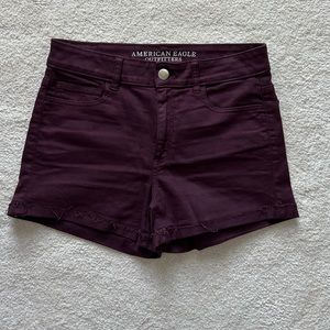 Purple American eagle shorts